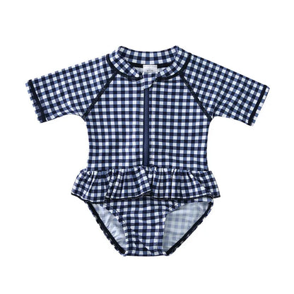 Toddler/Baby Girl Ruffle Printed One Piece Swimsuits