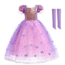 Kids Girls Jasmine Elsa Anna Bella Rapunzel Costumes childrensterritory