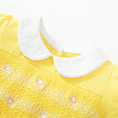 Flowers Embroidery Design Casual Summer Dresses childrensterritory