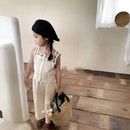 Kids' Korean Style 2-Piece Top and Wide-Legged Pants Suit for Girls childrensterritory