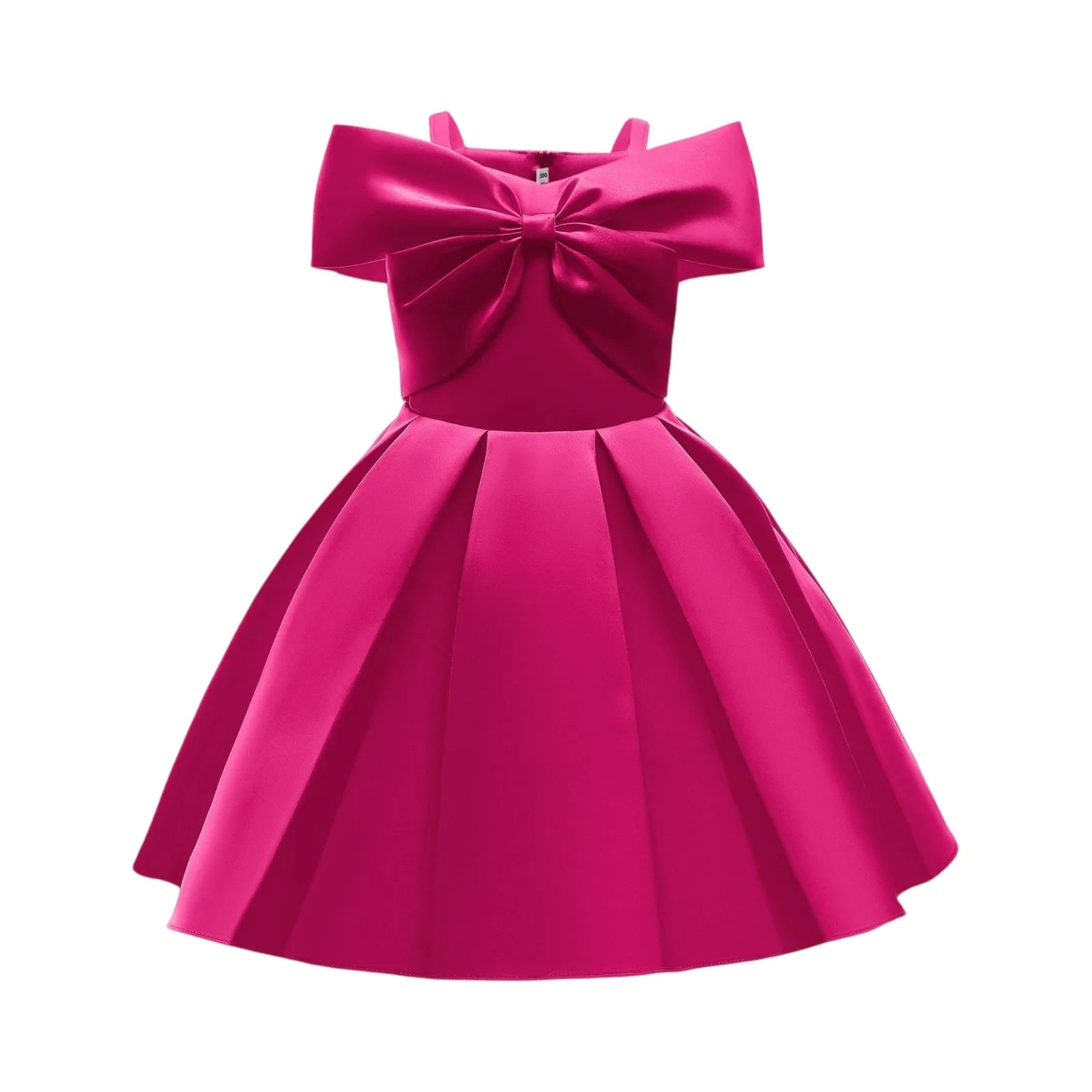 Girls' Sleeveless Bow Design Summer Party Dresses