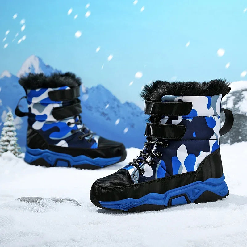Non Slip Cotton Warm Sports Shoes for Kids Boys childrensterritory