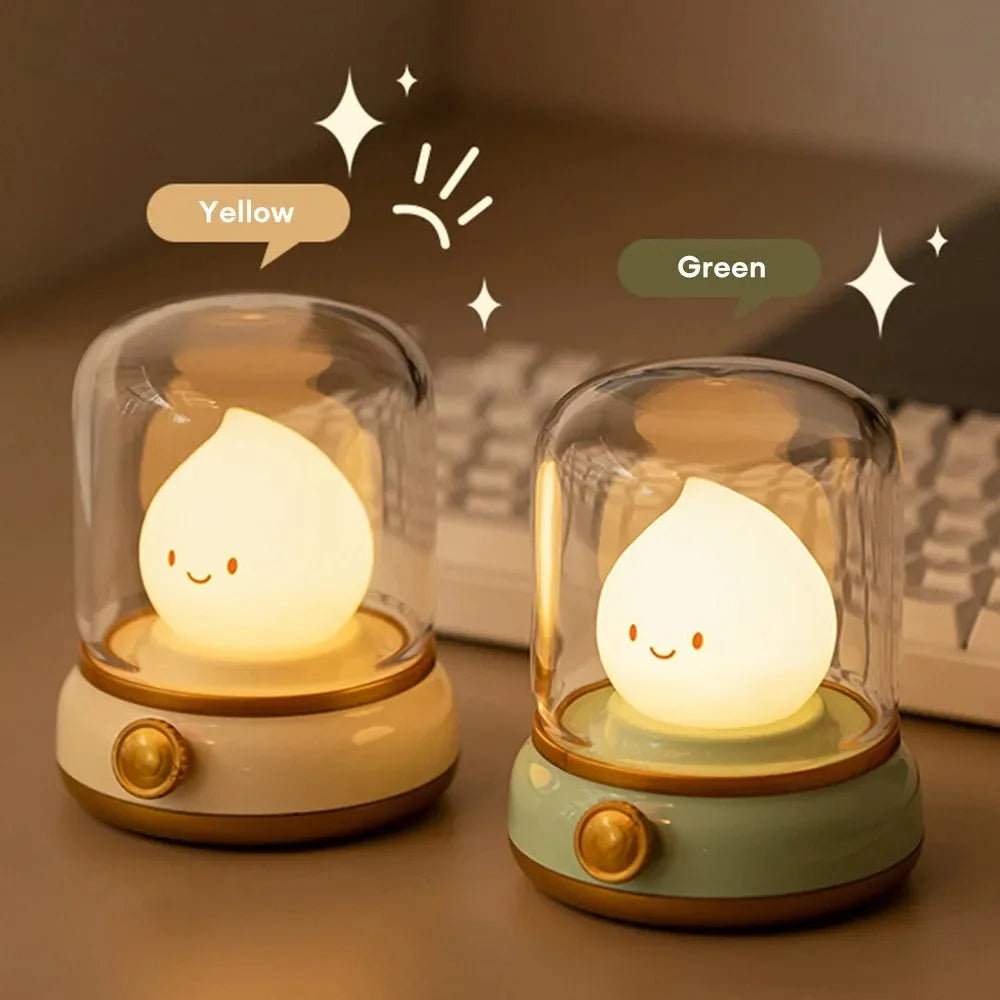 Mini Rechargeable Cartoon Table Lamp For Home/Hotel childrensterritory