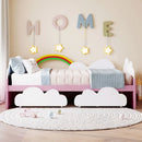 Cloud and Moon Design Children's Double Bed Frame