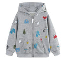 Cartoon Animals Print Cotton Sweatshirts For Boys childrensterritory
