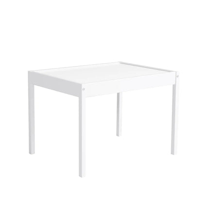 3-Piece Kids Wooden Activity Table &amp; Chair Set childrensterritory