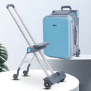 Kids' Lazy Rolling Suitcase, Suitable for Sitting and Riding childrensterritory
