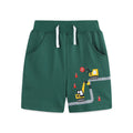Kids Boys Cartoon Excavators Design Soft Cotton Short Pants childrensterritory