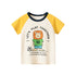 Cartoon Letter Printed Kids Boys Girls Loose Summer Cotton Top childrensterritory
