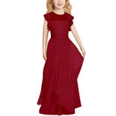 Lace Design Floor Length Girls Pageant Gowns childrensterritory