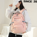 Solid Color Waterproof Shoulder Backpack for Teenage Girls childrensterritory