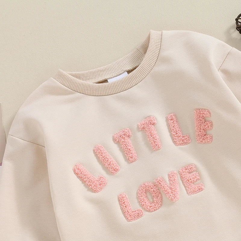 Little Love Letter Print Long Sleeve Winter Baby Bodysuit