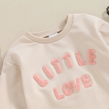 Little Love Letter Print Long Sleeve Winter Baby Bodysuit