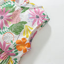 Little Girls Casual Sleeveless Floral Dress For Summer childrensterritory