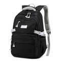 Solid Color Waterproof Shoulder Backpack for Teenage Girls childrensterritory