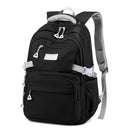 Solid Color Waterproof Shoulder Backpack for Teenage Girls childrensterritory