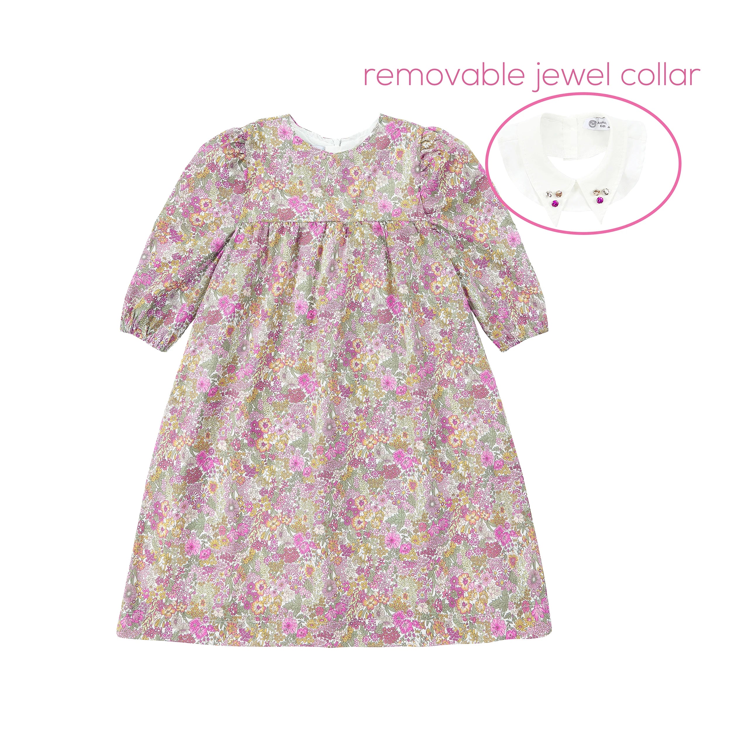 Collar Design Summer Matching Clothing Set