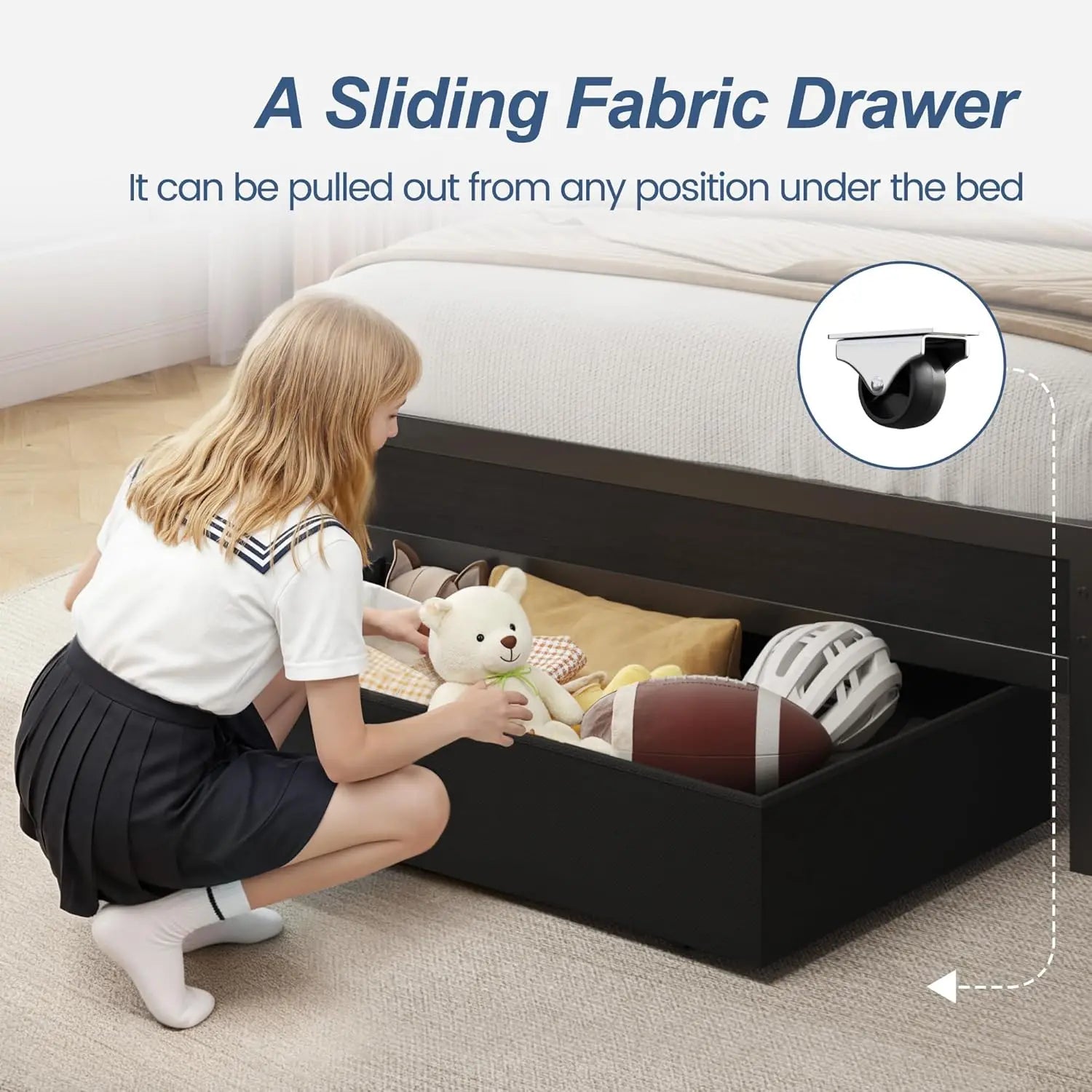 Space-Saving Kids Full Corner Bed Frame with Smart Design childrensterritory