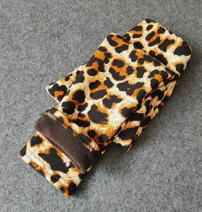 Printed Warm Velvet Leggings for Kids Girls childrensterritory