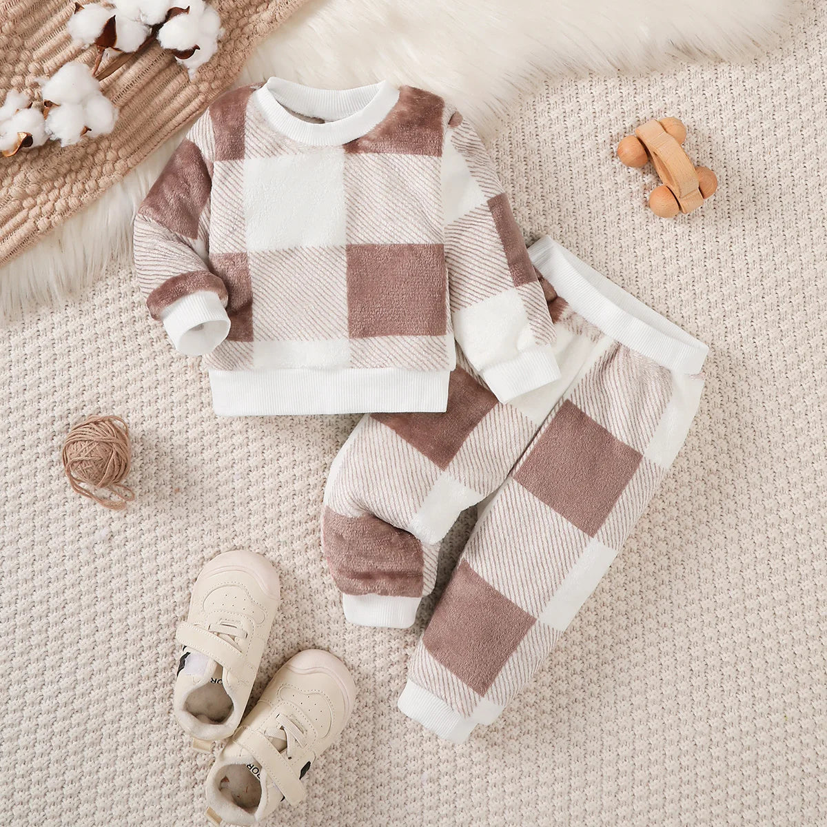 Long-Sleeved Winter Clothing Set For Baby Kids childrensterritory