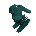 Ribbed Stripe Soft Cotton Romper Pants for Baby childrensterritory