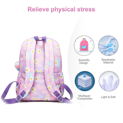 Multi-Pocket Gradual Kids Unisex Waterproof Backpack childrensterritory