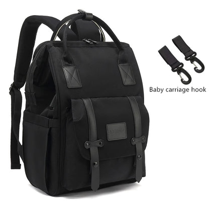 Waterproof Mommy Maternity Backpack With Stroller Hooks childrensterritory