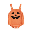 Baby Unisex Onesie of Pumpkin Design for Halloween