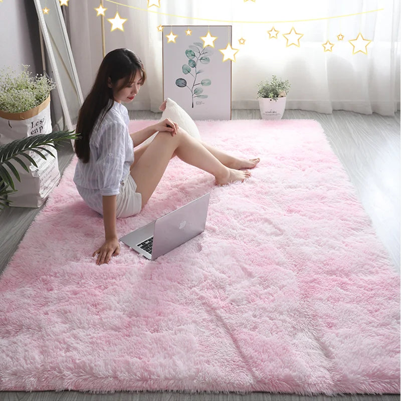 Nordic Style Soft Plush Large Living Room&