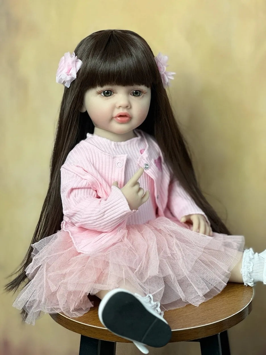 Soft Silicone Lifelike Girl Doll Birthday Gift childrensterritory