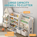Kids Magic Castle Design Toy Storage Organizer with Telescope