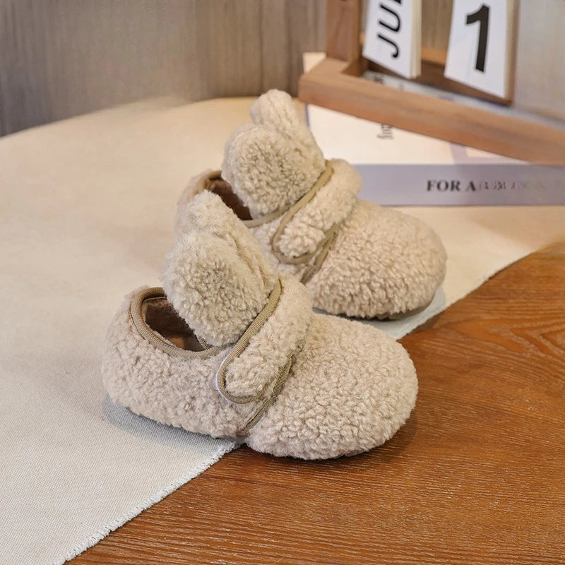 Kids' Solid Colour Soft Warm Casual Shoes