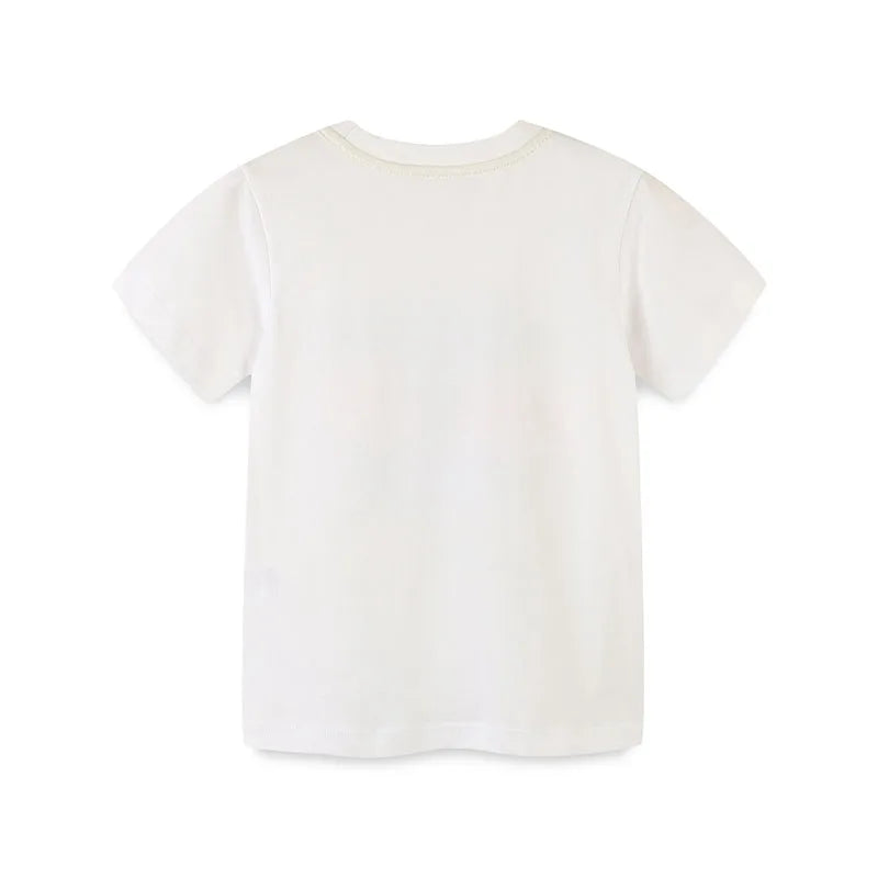 Kids Boys Cartoon Vehicles Print Cotton T-shirt childrensterritory