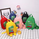 Cartoon Dinosaur School Backpacks for Kids Unisex