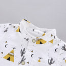 Baby Boy Pyramid Design Short-sleeved Shirt and Shorts Set childrensterritory