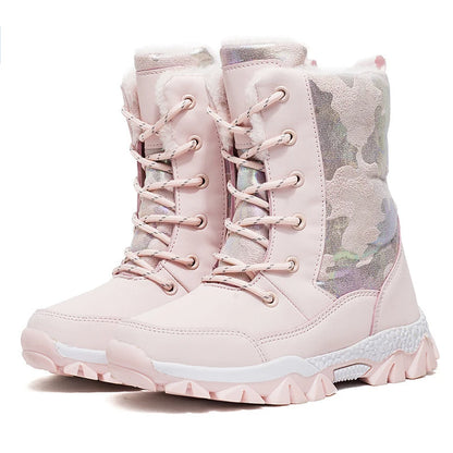 Elegant Waterproof Kids Girls Warm Snow Boots