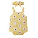 Floral, Rainbow, or Shell Print Baby Girl Bodysuit childrensterritory