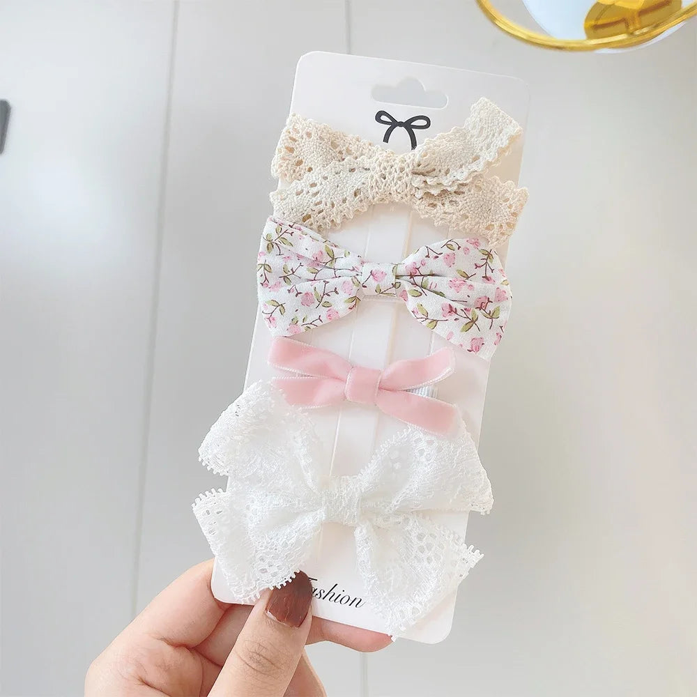 Girls Cute Handmade Lace Design Hair Accessories
