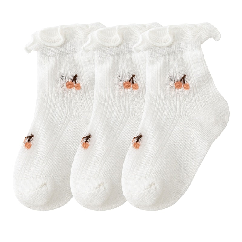 3Pair/lot New Thin Casual Baby/Toddler Summer Socks childrensterritory