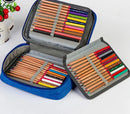 72 Holes Canvas Pencil Case for School Students childrensterritory