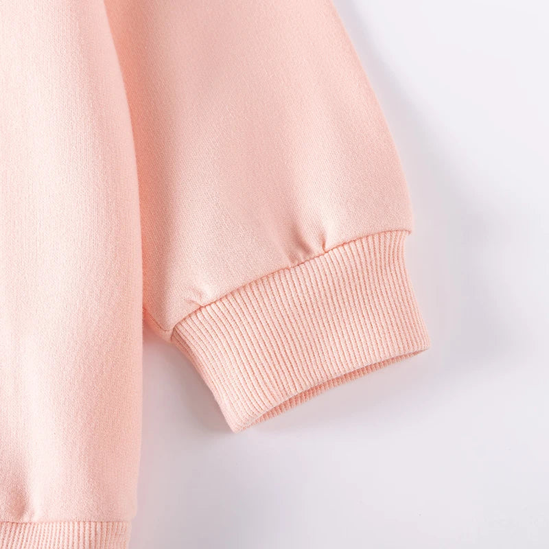 Mouse Ballet Appliques Design Little Girls Sweatshirt