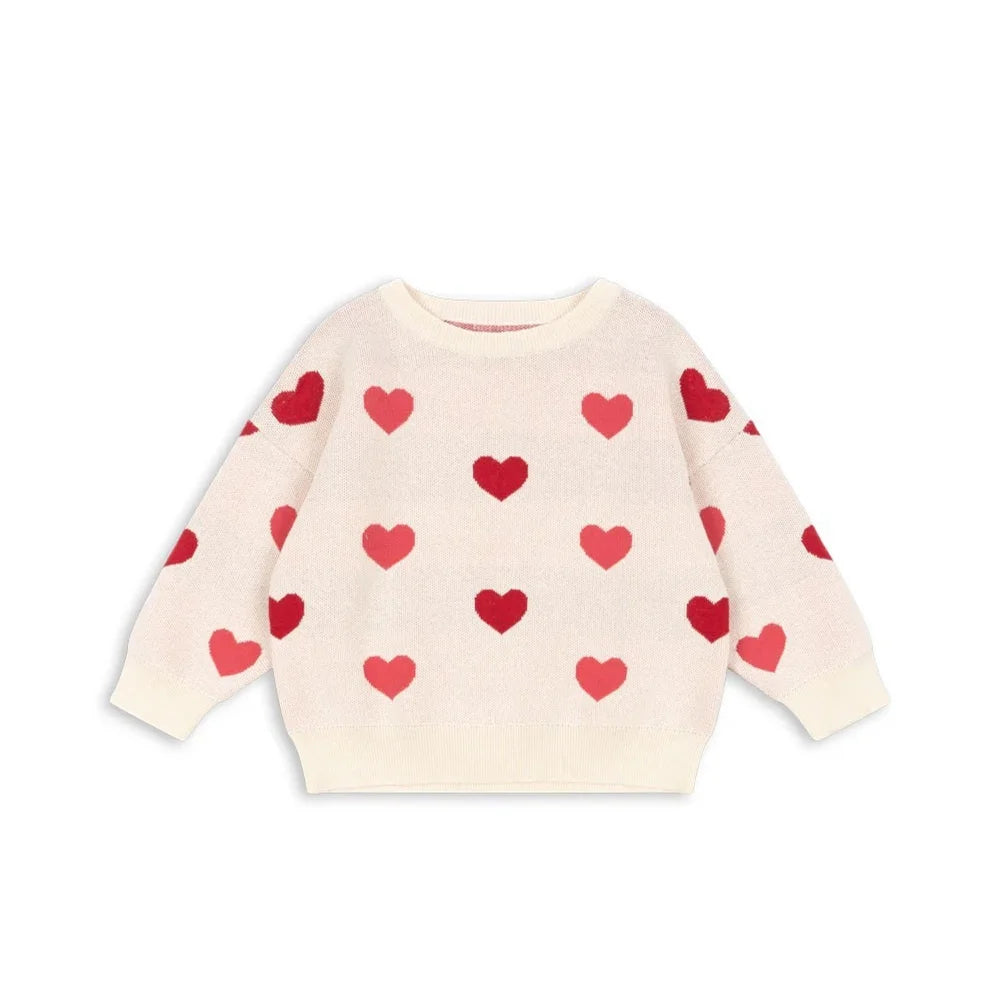 Full-Sleeve Printed Autumn Sweaters For Kids