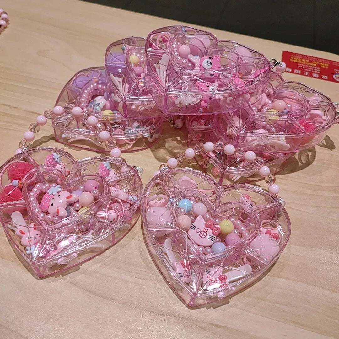 Cute Cartoon Design Girls Jewelry Set in Random Color childrensterritory