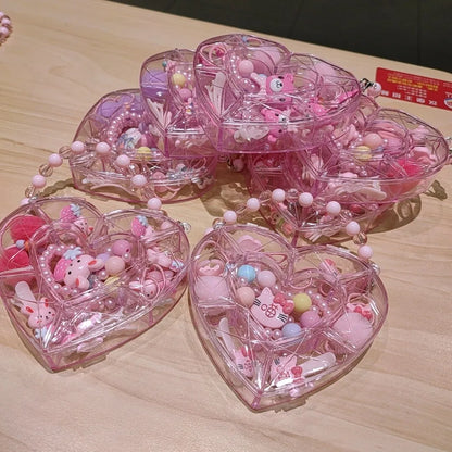 Cute Cartoon Design Girls Jewelry Set in Random Color childrensterritory