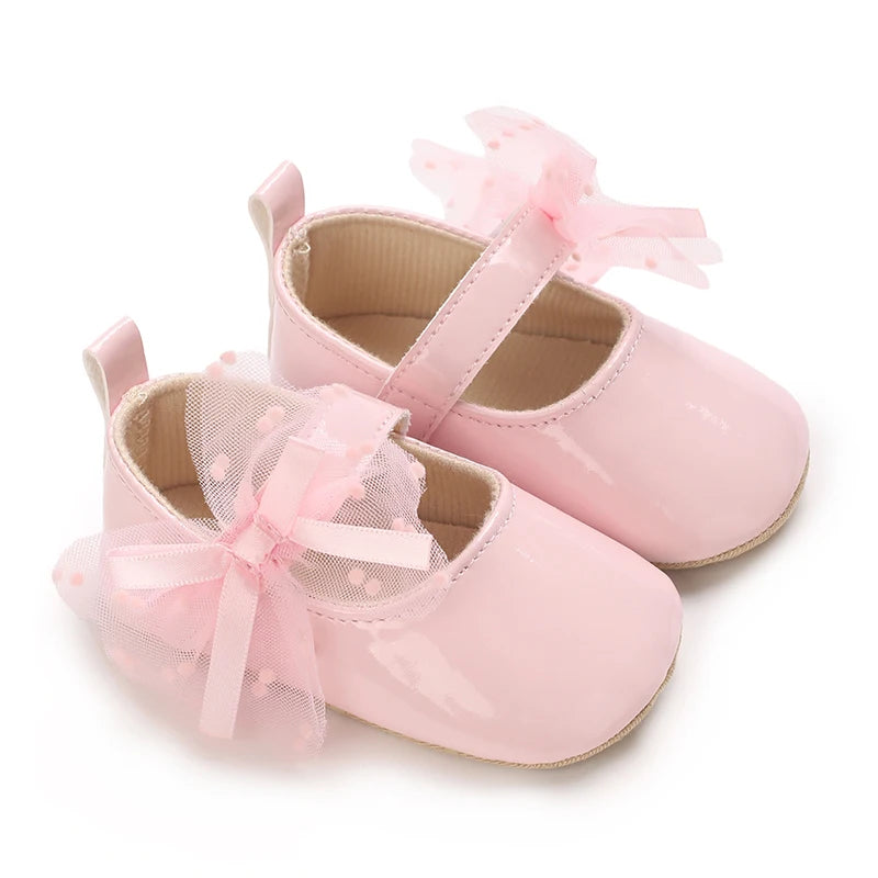 Baby Princess Bowknot Non-Slip Spring Shoes And Socks childrensterritory