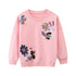 Kids Girls Flowers Birds Embroidery Casual Outerwear childrensterritory