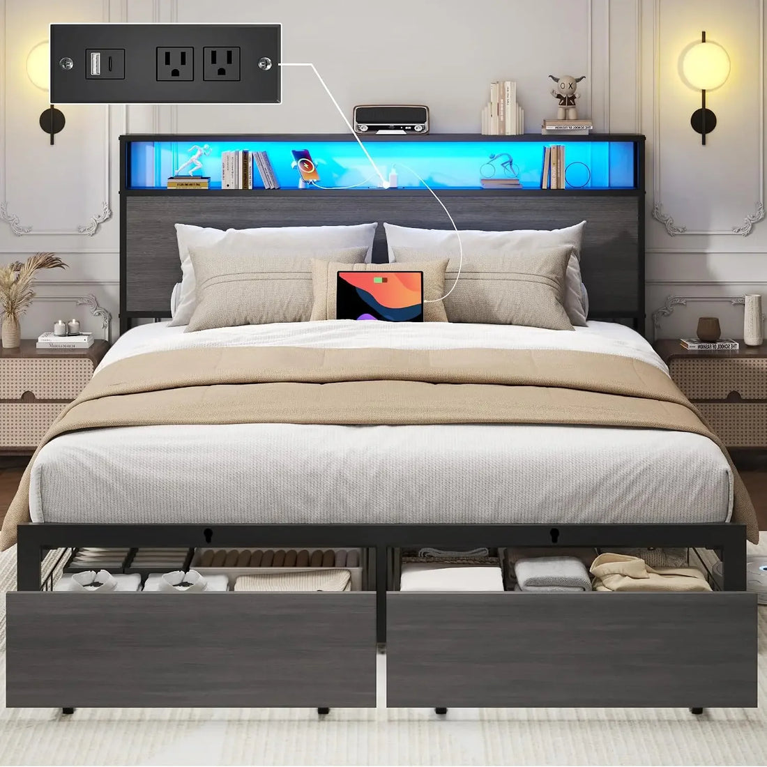 Luxury Kids Bed Frame with Premium Finish