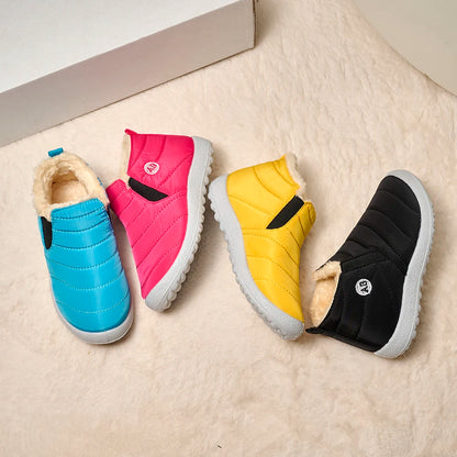 Warm Plush Leather Winter Snow Boots for KIds