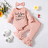 Baby Girl Printed 3 Pieces Outfits New Born Clothes Set childrensterritory