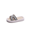Classic Baby/Kids Girls Pearls Beading Summer Slippers